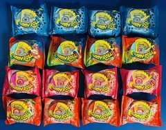 (16) Push Pop Gummy Roll Candy 1.4oz Assorted Flavors Bulk Lot BB: 04/2027