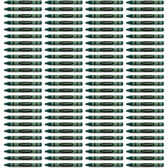 Premium Green Crayon Bulk Value Pack Pack of 100