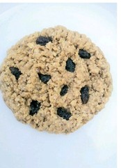 Gift Box VEGAN OATMEAL RAISIN Cookies 6 Pack Whole Grain Flax Vanilla Cinnamon
