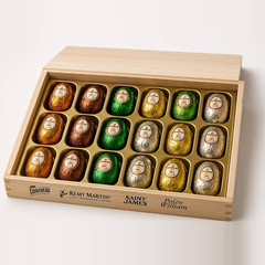 Andy Anand European Liqueur Flavored Dark Chocolate Bottles, Assortment of Premi