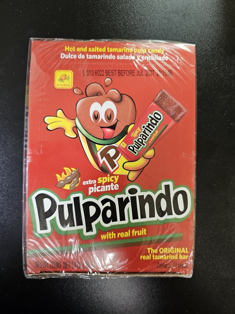 Pulparindo Extra Spicy Tamarind Candy Bar – Mexican Candy NEW Sealed