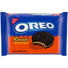 OREO REESE’S Peanut Buttery Creme Chocolate Sandwich 12.35 Ounce (Pack of 1)