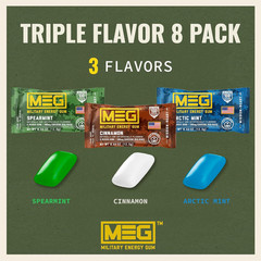 – Military Energy Gum | 100Mg of Caffeine per Piece + Increase Energy + Boost Ph
