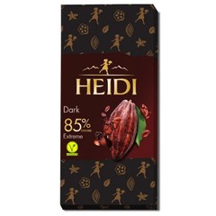 Heidi Chocolate Extreme Dark 85% Cocoa 2.82 oz – 12 Pack