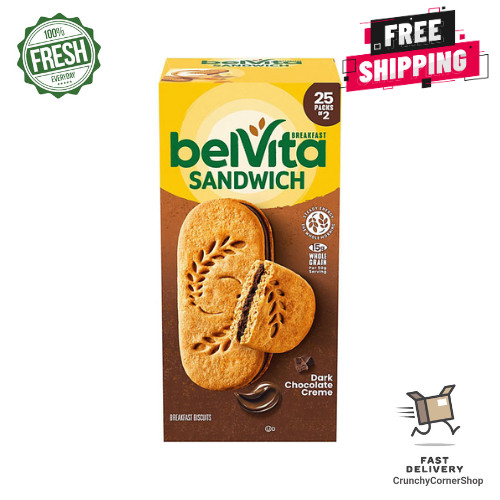Belvita Dark Chocolate Creme Breakfast Biscuits (25 Pk.) FREE SHIPPING