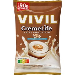 VIVIL Creme Life hard candies: Latte Macchiato -1 bag -SUGAR FRFEE -FREE SHIP