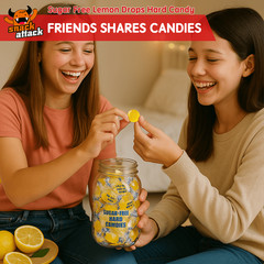 DISCS SUGAR FREE LEMON ~ tangy, guilt-free candy ~ 10LB – 160OZ ~ BEST PRICE