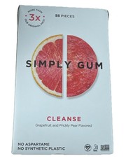 Cleanse Gum Bulk 55 Count (Case Of 6) by Simplygum