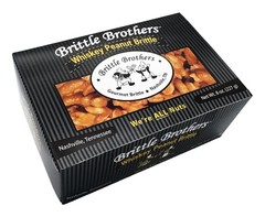 Whiskey Flavored Peanut Brittle – 8 oz. Gift Box – Gourmet Candy