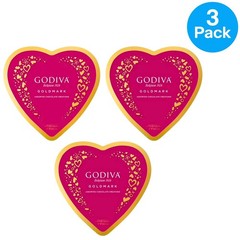 Godiva Goldmark Assorted Chocolate Creations 2.9 Oz 3 Pack New