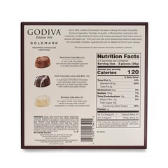 Godiva Candy Assorted Cake Truffles 3.8oz