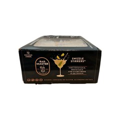 72 PC CASE ROSES BRANDS WHITE NATURAL SUGAR CANE ROCK CANDY SWIZZLE STIR STICKS