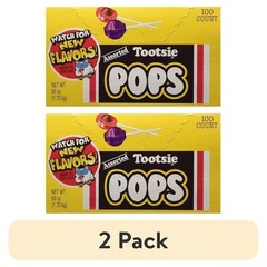 Tootsie Pops- Assorted Flavors Lollipops (100 Ct) 2 BOXES= 200 TOTAL POPS