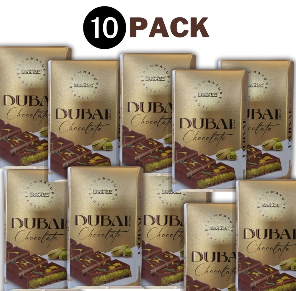 Dubai Chocolate Bar with Pistachio “Viral TikTok Chocolate”
