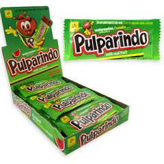 Pulparindo De La Rosa Watermelon 20 ct Box Spicy Tamarind Mexican Candy