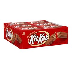 Kit Kat Milk Chocolate Candy Bar, 1.5 Oz Bars (Pack of 36)