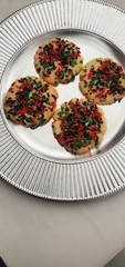2 Dozen Home Baked Shortbread with Colorful Sprinkles Cookies