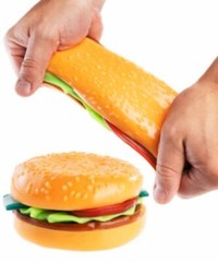 Stretcheez Burger, A Sticky, Stretchy Burger Themed Toy / You Choose