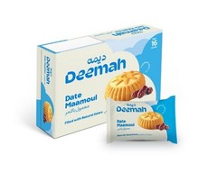 Deemah Date Maamoul Cookies 32pc – Gourmet Middle Eastern Fruit Bars Halal 2 Pac