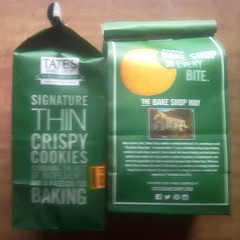 TATE’S BAKE SHOP Thin Crispy LEMON COOKIES 2 BAGS 7 oz per Bag 14 oz Total 10/26