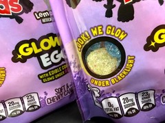 5 Bags 8.37oz Bag SOUR PATCH KIDS Glow Ups Candy Soft Chewy Blue Raspberry+
