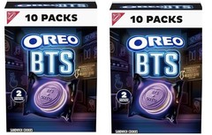 Oreo Sandwich Cookies BTS Brown Sugar Pancake Snack Pack 10ct – 2 boxes