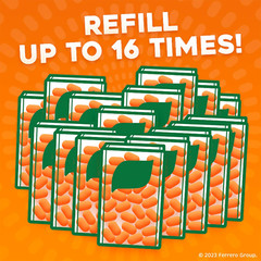 Bulk Resealable Refill Bag, Orange Flavored Mints, On-The-Go Refreshment, Includ