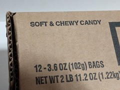 Sour Patch Kids Soft & Chewy Candy 12 x 3.6 oz Bags Case Bulk Pack May 2026