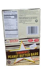 Atkinson’s Crunchy Peanut Butter Bars 36 Bars Pack Vegan Gluten Free