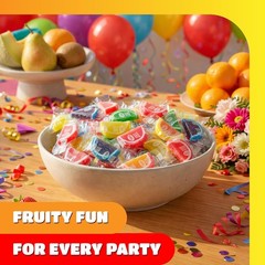 Fruit Slices – 2 Pound Bulk Pack – 60 Count – Jelly Candy – Assorted Flavors
