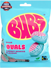 BUBS Swedish Candy Mix 10 Oz (Over ½ Pound!) 8 Flavor Variety, Sweet & Sour Skul