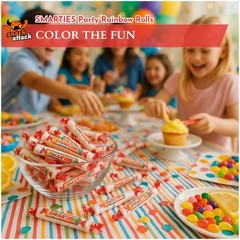 Assorted Smarties ~ A Sweet Explosion of Flavor ~2LB – 32OZ BAG ~SHIPS FREE