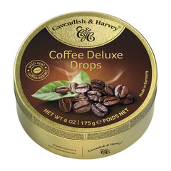 Cavendish and Harvey Coffee Deluxe Candy Drops Tin 175g x 10 Units