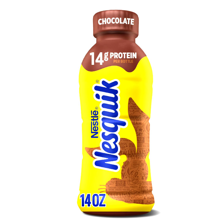 Nestlé NESQUIK Chocolate Lowfat Milk Ready to Drink 14 oz X 10 PACK SAMEDAYSHIP!