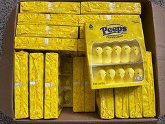 Qty 18 Marshmallow Peeps Yellow Chicks, 4.5oz Each – Best By 11/2027