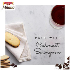 Milano Double Dark Chocolate Cookies, 7.5 OZ Bag (15 Cookies)