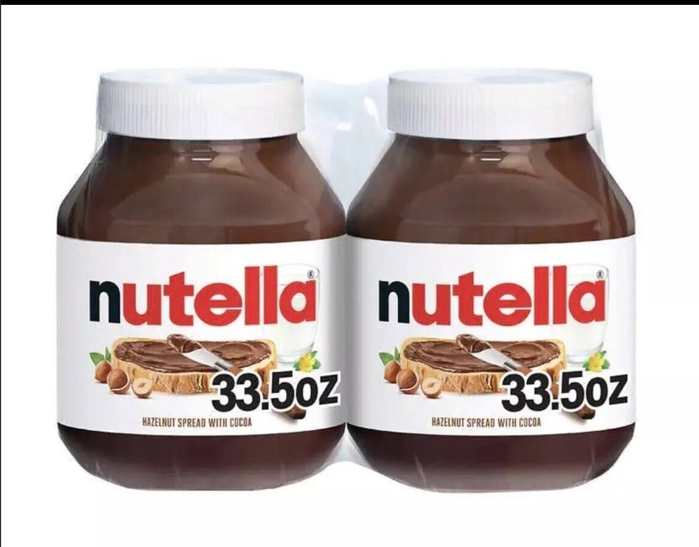 Nutella Hazelnut Spread with Cocoa Set of 2 ( 2 x 33.5 oz )