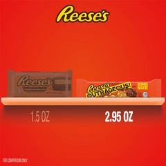 OUTRAGEOUS! King Size Peanut Butter, Caramel & Pieces Candy Bar 2.95 Oz