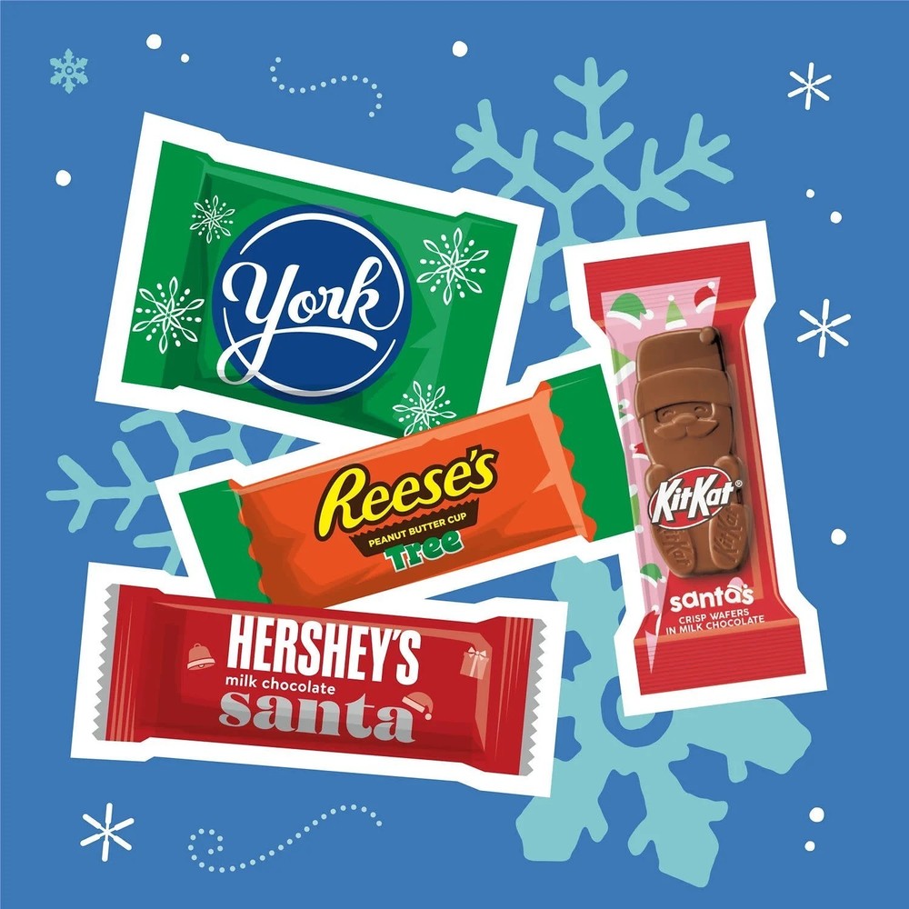 CHRISTMAS ASSORTED YORK, KITKAT, HERSHEY, REESE-BULK BAG PRICE LIMITED PICK NOW!