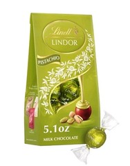 Lindt Lindor 5.1 oz PISTACHIO Milk Chocolate Truffles Limited Edition BB 12/2026