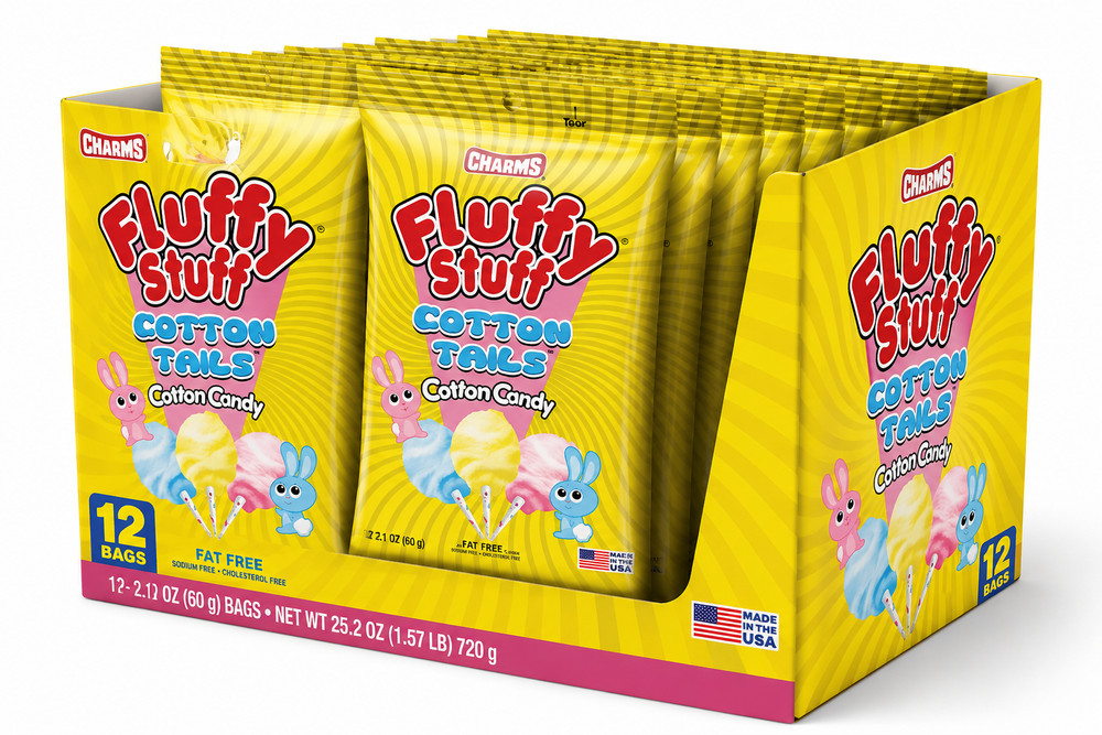 Charms Fluffy Stuff Cotton Candy Box (12-pack)