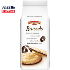 Brussels Dark Chocolate 15 Lace Cookies, 5.25 Oz. Bag