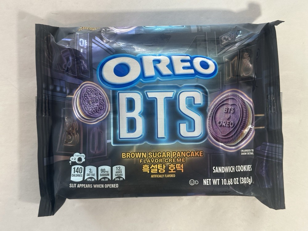 BTS x Oreo – Brown Sugar Pancake Flavor, 2026, 10.86 Oz, Brand New Sealed