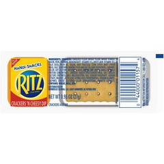 Handi-Snacks RITZ Crackers ‘N Cheesy Dip Snack Packs, 20 Snack Packs