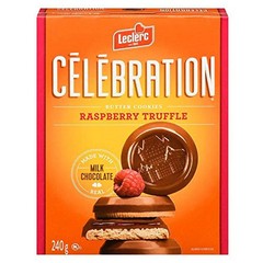 Leclerc Celebration Raspberry Truffle Cookies, 240g/8.5 oz
