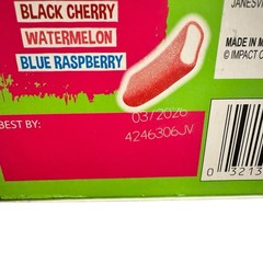 Warheads Ooze Chewz Gummi Candy Chews 3.5 Ounce Theater Box 12 Count Box BB 0426