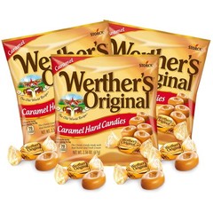Werther’s Original Caramel Hard Candy Individually Wrapped 2.36 Oz (Pack of 24)