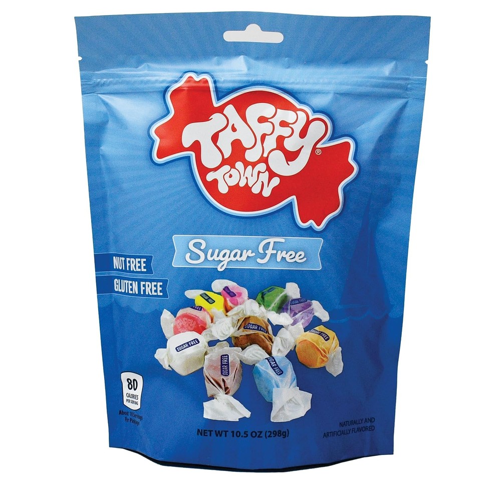 Taffy Town Saltwater Taffy- Sugar Free Assorted | Gourmet| 0.66 lb