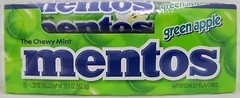 Mentos Green Apple Flavored Chewy Candy 1 Box 15 Rolls Mints Apples Bulk Candies