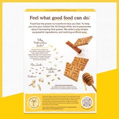 Simple Mills Honey Cinnamon Seed & Nut Flour Sweet 4.25 Ounce (Pack of 3)